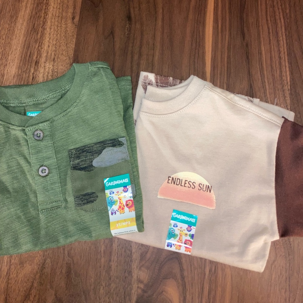 Two New 3T tshirts
